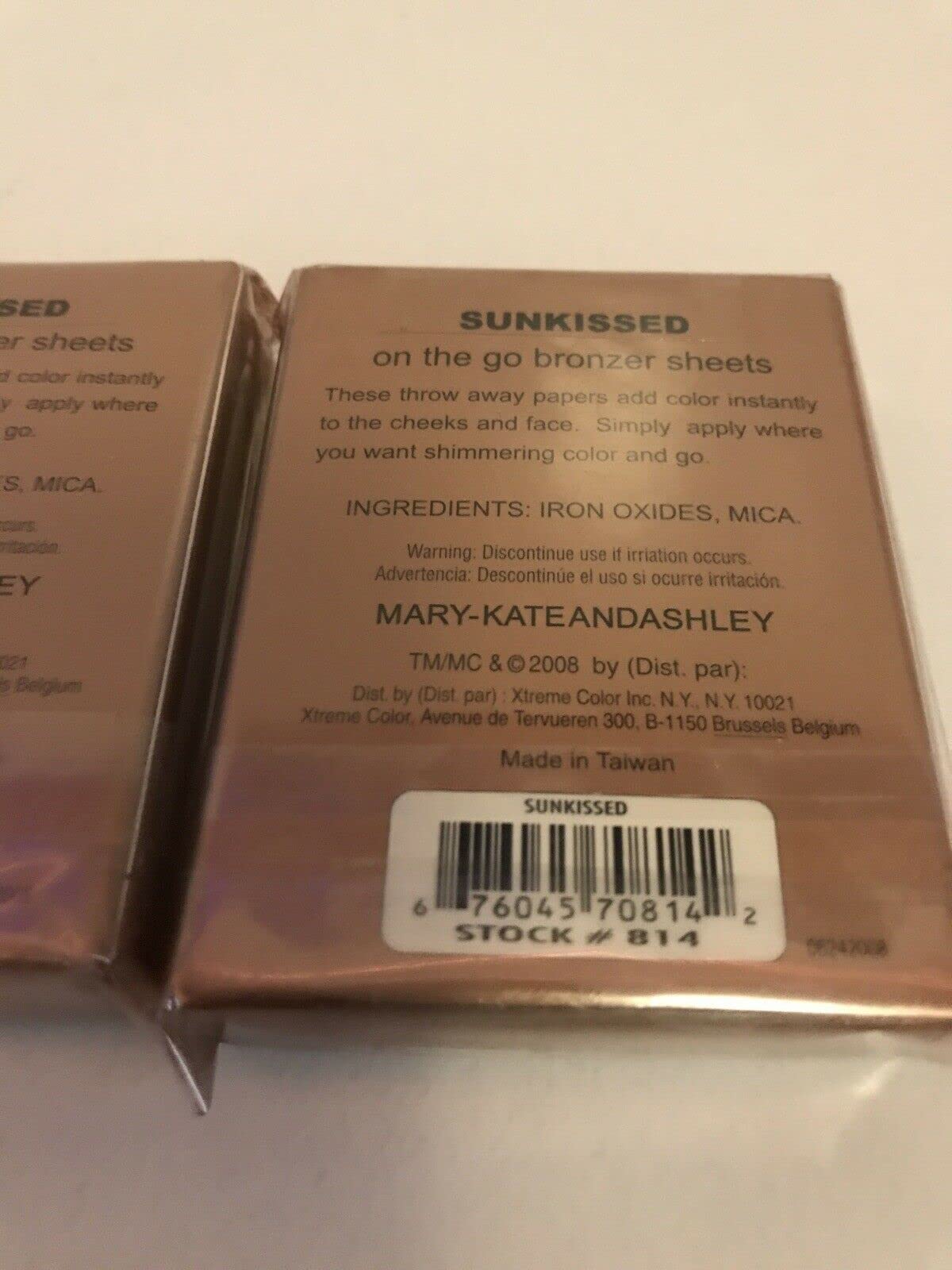 Pack of 3 Mary Kate and Ashley on the Go Bronzer Sheets Sunkissed Beauty & Personal Care Mary-Kate and Ashley
