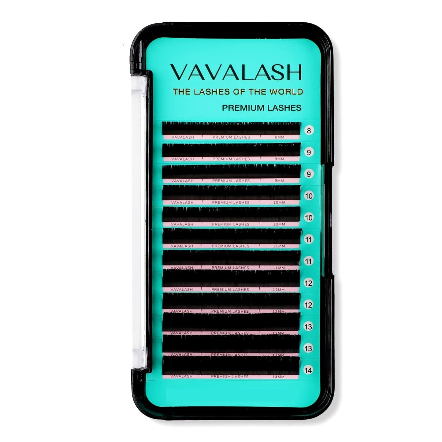 Eyelash Extensions 0.15 CC Curl 8-14mm Lash Extensions Supplies Individual Lashes Premium Silk Volume & Classic Lash Soft Matte Dark Professional Beauty & Personal Care VAVALASH