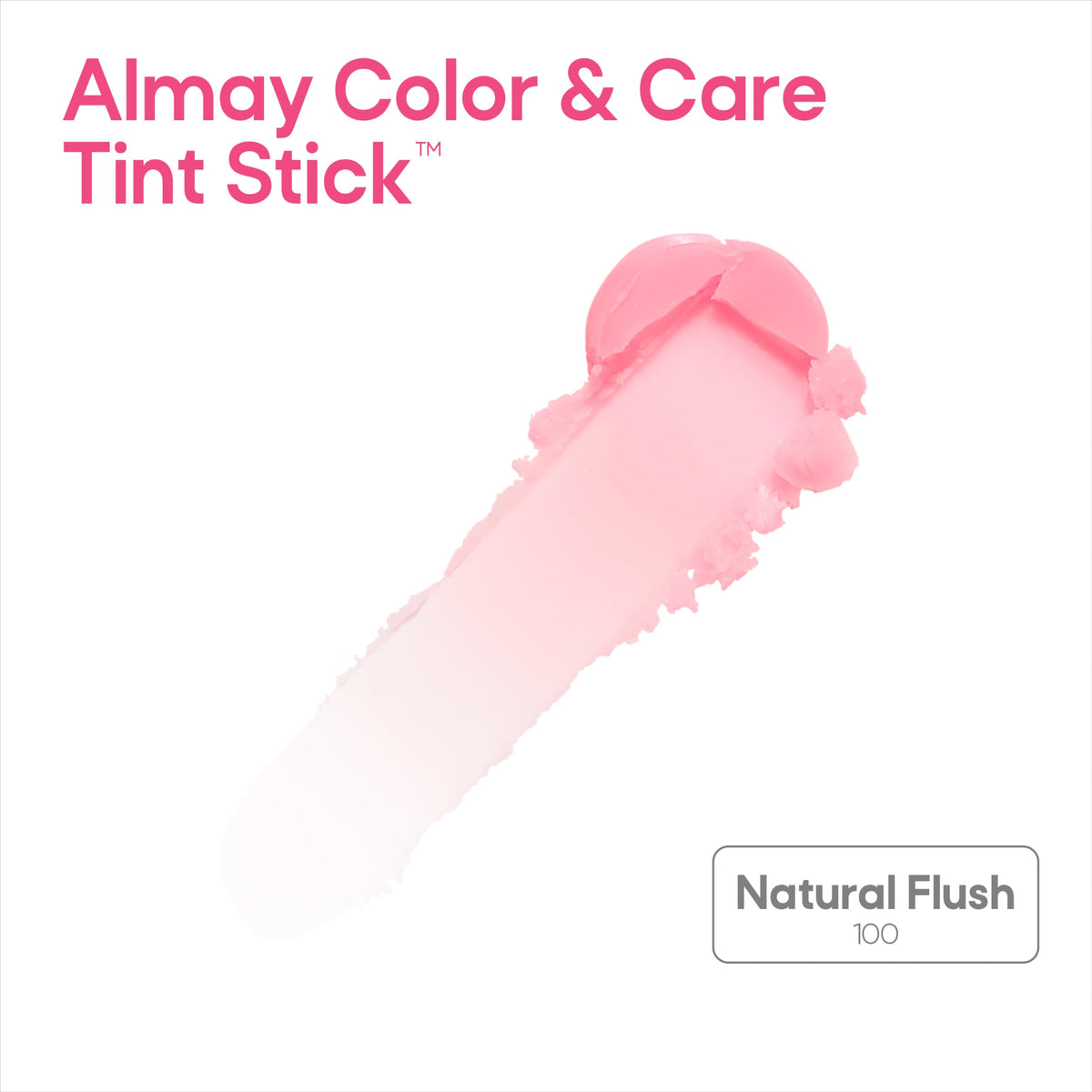 Almay Color & Care Tint Stick, 100 Natural Flush, 0.25 oz