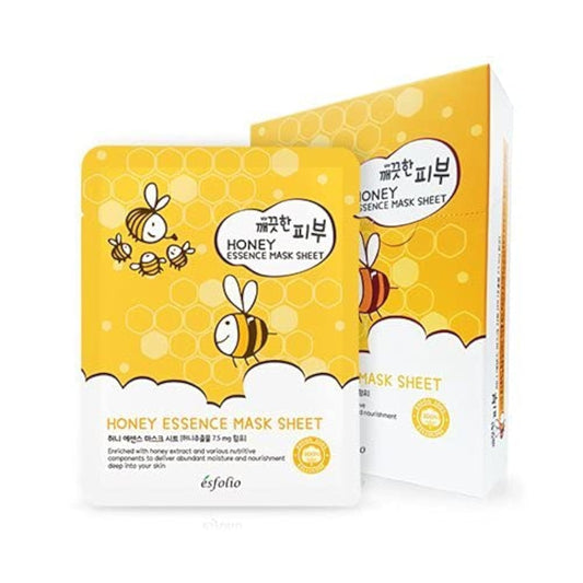 Esfolio Pure Skin Essence Mask Sheet Anti-Aging Rejuvenation Hydration Honey (Pack of 10)… Beauty & Personal Care esfolio