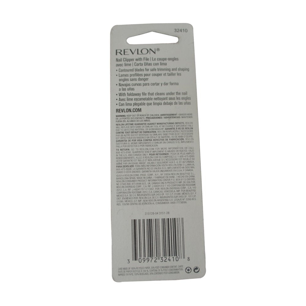 Revlon Nail Clipper Beauty & Personal Care REVLON
