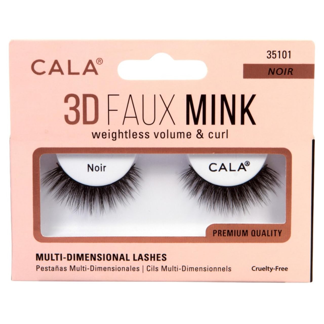 3D FAUX MINK LASHES: NOIR Beauty & Personal Care Cala