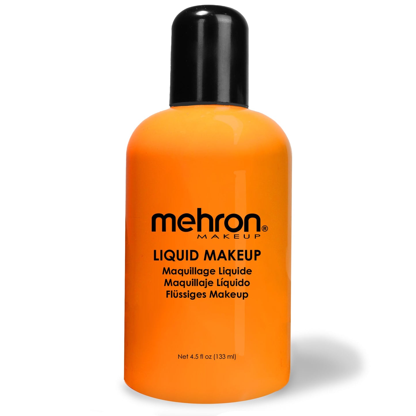 Mehron Makeup Liquid Makeup | Face Paint and Body Paint Perfect for Halloween, Cosplay I Air Brush Compatible 4.5 oz (133 ml) (Orange) Beauty & Personal Care Mehron