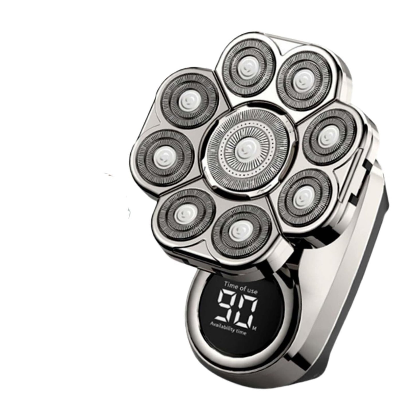 PWVFXHYF Shaver Pro, 9D Floating Head Shaver for Bald Men, 6-in-1 Detachable Head Shavers, IPX7 Waterproof Wet Dry Shaving, Intelligent LED Display Beauty and Personal Care PWVFXHYF