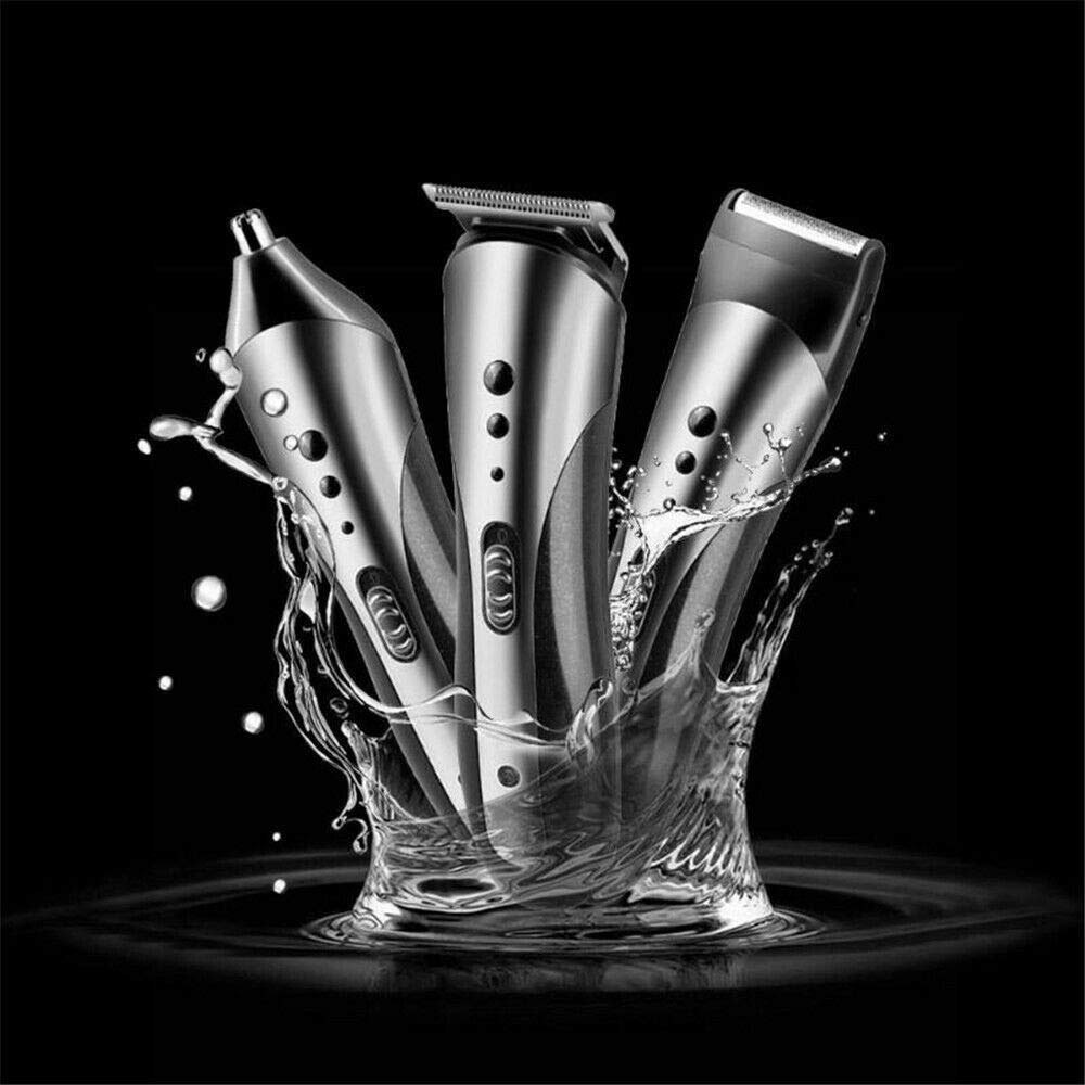 ZUIAI Professional Men Hair Clipper 3 In 1 Electric Trimmer Nose Hair Trimmer Shaver Styling Tools Rechargeable Cordless Grooming Kit Beauty and Personal Care ZUIAI