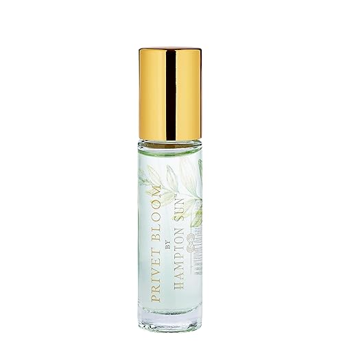 Hampton Sun Privet Bloom Eau de Parfum Travel Roller Ball, Crisp, Clean, White Floral Scent Reminiscent of Summer in the Hamptons, White Hyacinth, Sea Beauty & Personal Care Hampton Sun