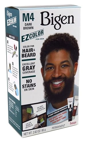 Bigen Ez Color For Men M4 Dark Brown Kit (2 Pack) Beauty & Personal Care Bigen