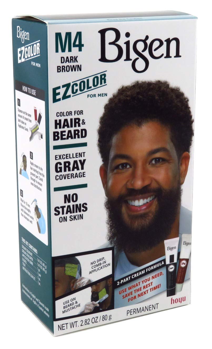 Bigen Ez Color For Men M4 Dark Brown Kit (Pack of 3) Beauty & Personal Care Bigen