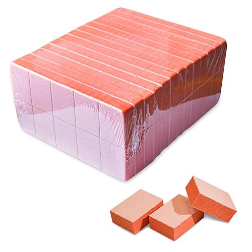 Karlash Nail Mini Orange Buffer Block File 80/100 Grit 2 Sided (130 Count) Beauty & Personal Care Karlash