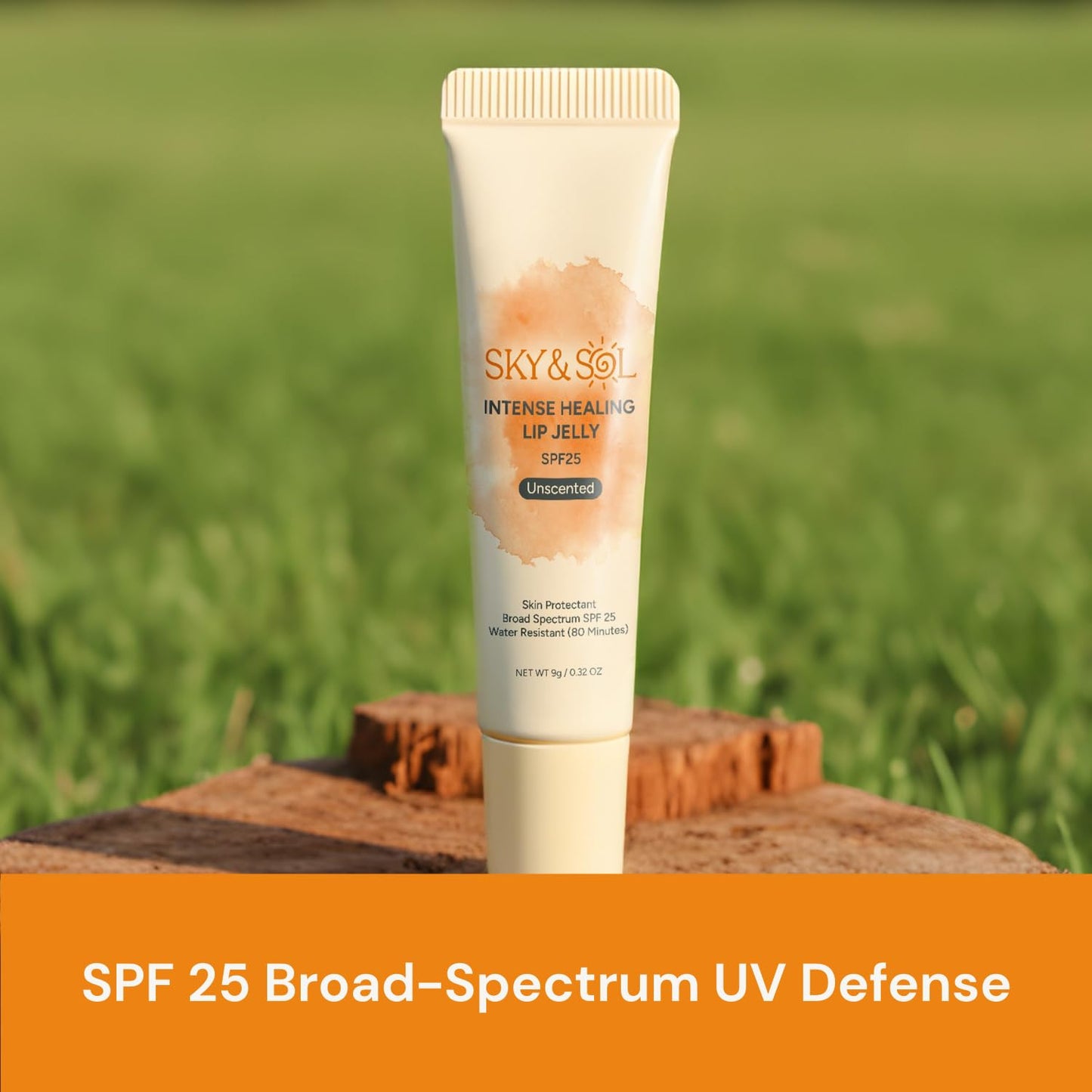 Sky & Sol Lip Balm SPF 25 - 3 Pack Natural Hydrating Lip Jelly with Broad-Spectrum Sun Protection and Primer, Water-Resistant for Smooth, Plump & Rosy Beauty and Personal Care Sky and Sol