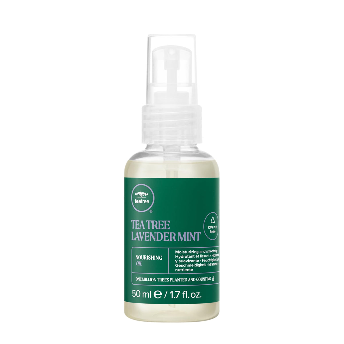Tea Tree Lavender Mint Nourishing Oil, Multi-Benefit Treatment Oil, Moisturizing + Smoothing, For Coarse, Curly + Dry Hair, 1.7 fl. oz.