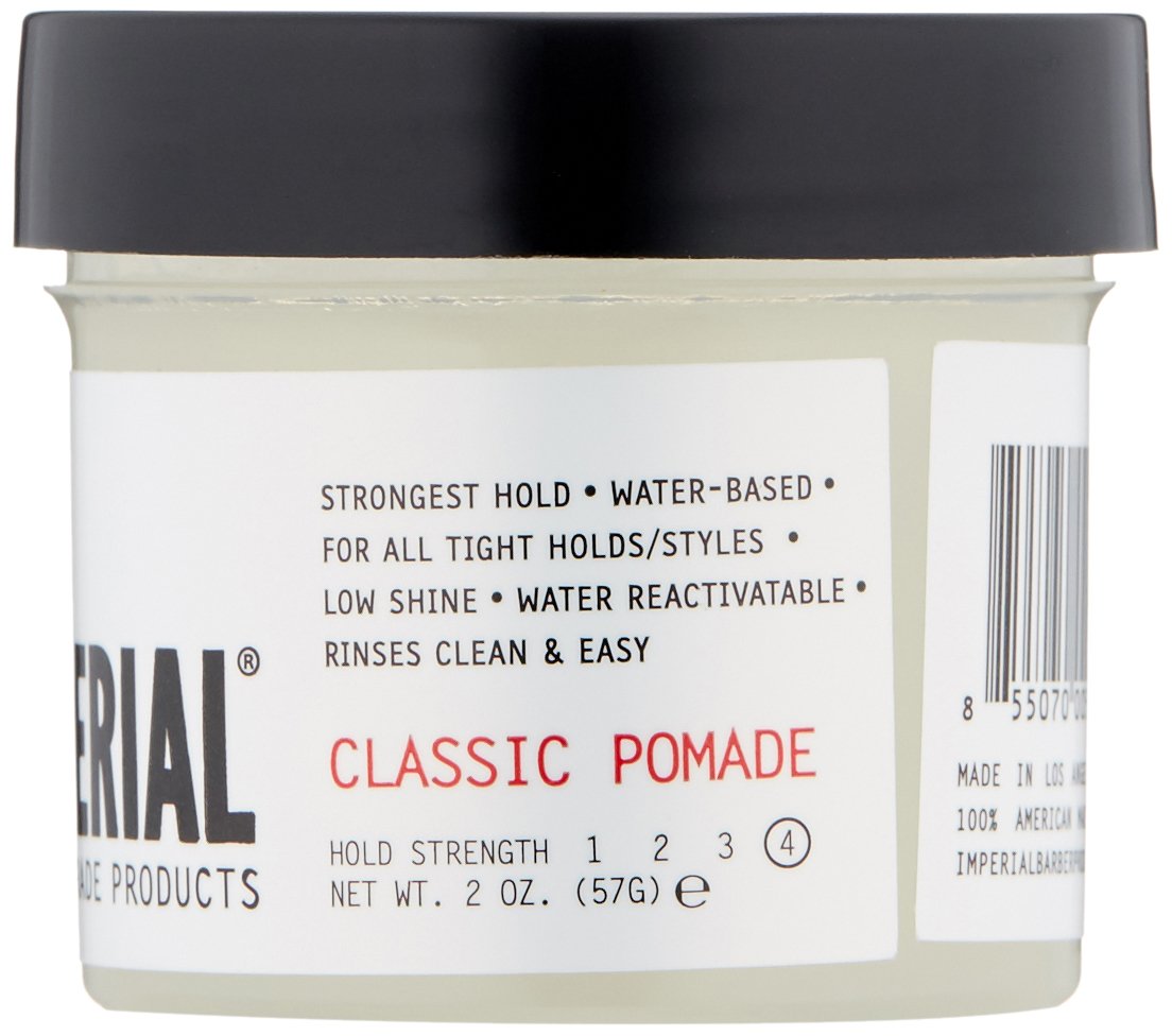 Imperial Barber Grade Products | Classic Pomade, 2 oz | TSA Approved | Travel Sized | Strong Hold | Low Shine | Water-Based | Easy to Wash Out | Beauty & Personal Care Imperial Barber Grade Products