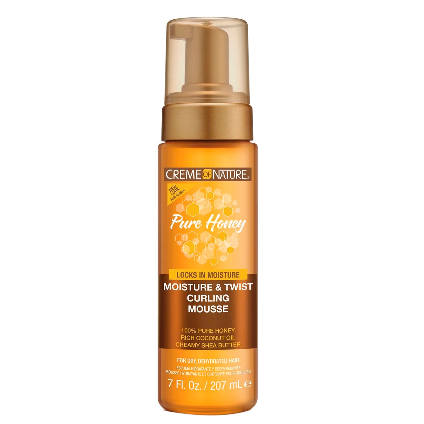 Creme of Nature Pure Honey Curling Mousse 7 Ounce Pump (207ml) Beauty & Personal Care Creme of Nature