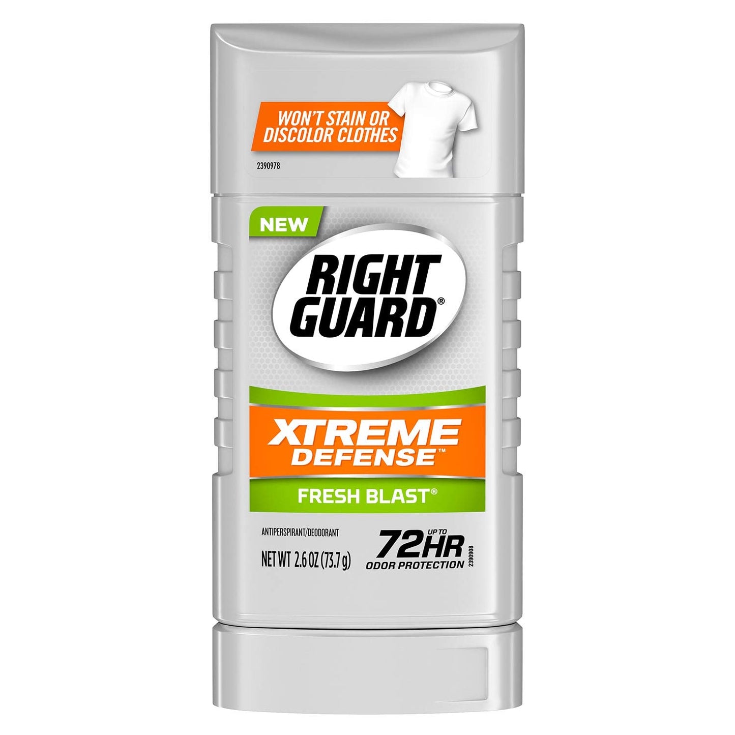 Right Guard Xtreme Defense Fresh Blast Solid 2.6 Ounce 72Hr (76ml) Beauty and Personal Care Right Guard