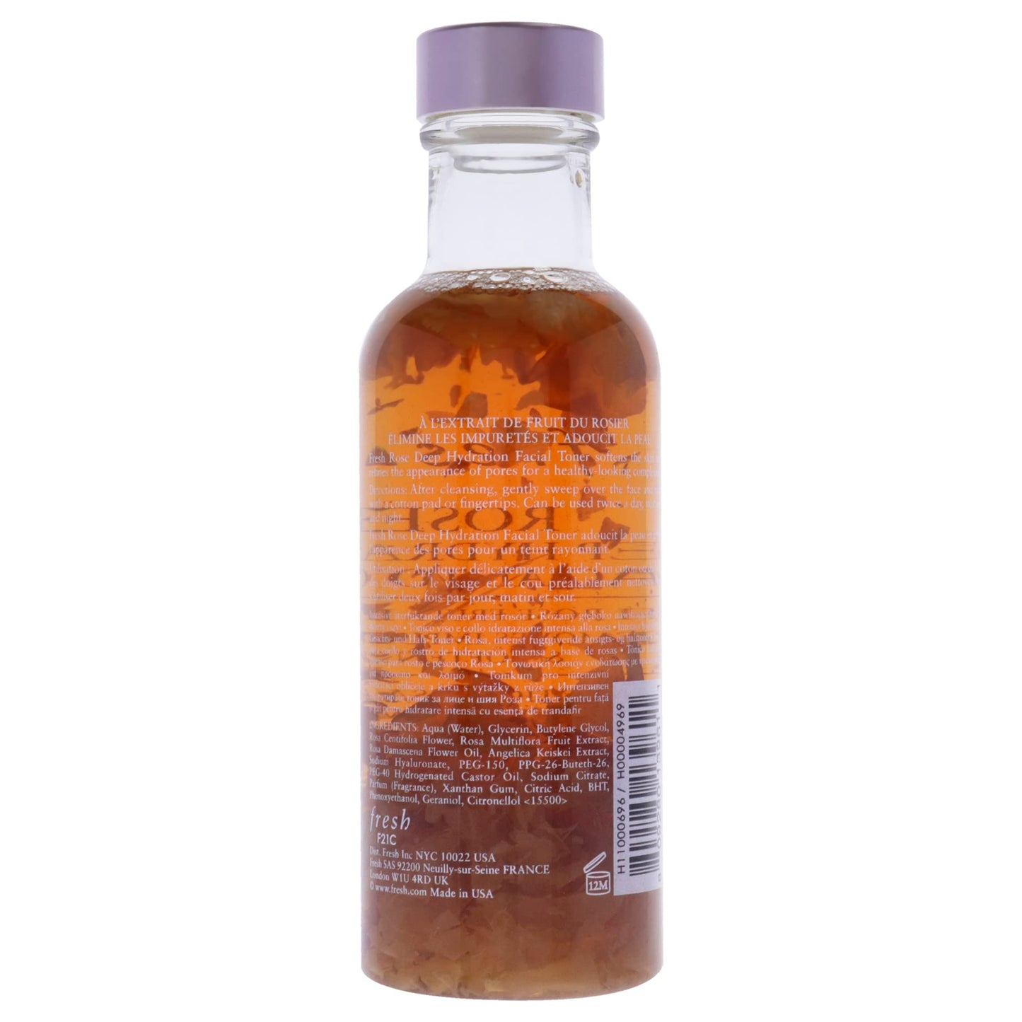 Fresh Rose Deep Hydration Facial Toner Toner Women 3.4 oz Beauty & Personal Care Fresh