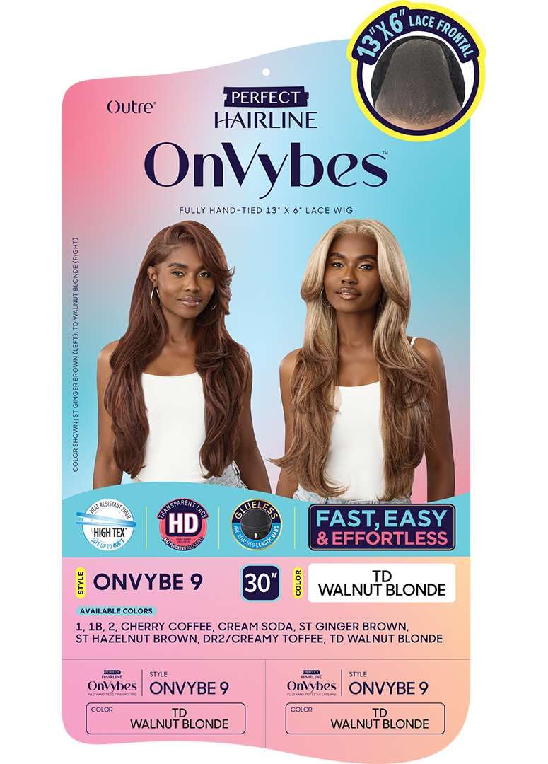 Outre Lace Front Wig - Perfect Hair Line 13X6 - OnVybes - OnVybe 9 (CHERRY COFFEE)