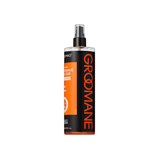RED Pro GROOMANE Cooling Aftershave Cologne for Men, Barber-Grade Post-Shave Splash, Long-Lasting Scent, Soothes with Aloe, Fast-Drying, Tone Skin Beauty and Personal Care RED Pro