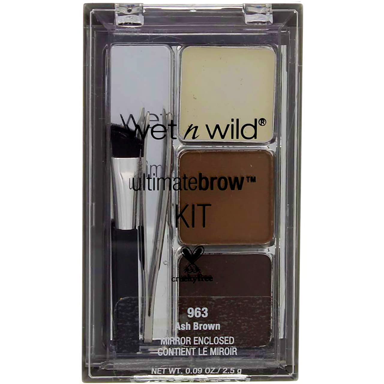 2 Pack Wet n Wild Beauty Ultimate Brow Kit 963 Ash Brown Beauty & Personal Care wet n wild