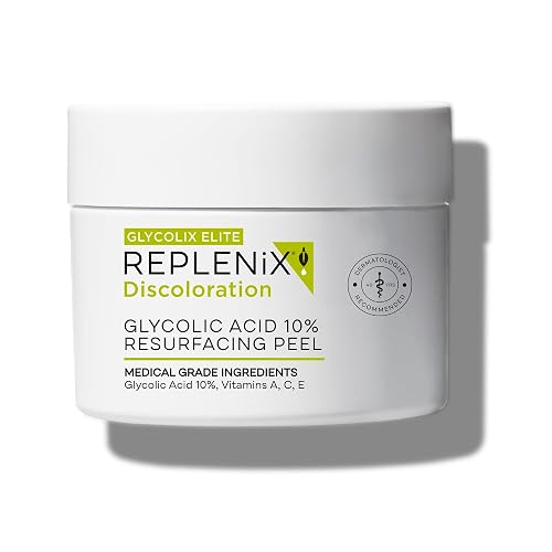Replenix Glycolic Acid 10% Resurfacing Skin Peel, Medical-Grade Facial Peeling Pads for Discoloration & Acne (60 ct.) Beauty & Personal Care Replenix