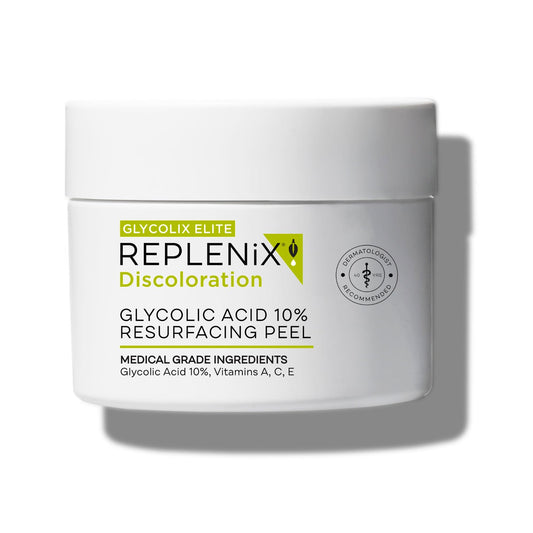 Replenix Glycolic Acid 10% Resurfacing Skin Peel, Medical-Grade Facial Peeling Pads for Discoloration & Acne (60 ct.) Beauty & Personal Care Replenix