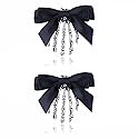 Utavu 2Pcs Skeleton Hand Hair Clips with Bowknot - Cute Skull Claw Hairpins for Girls, Party Cosplay Beauty & Personal Care Utavu
