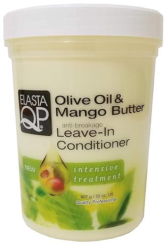 Elasta QP Olive Oil & Mango Butter Leave-In Conditioner, 32oz Beauty & Personal Care ELASTA QP