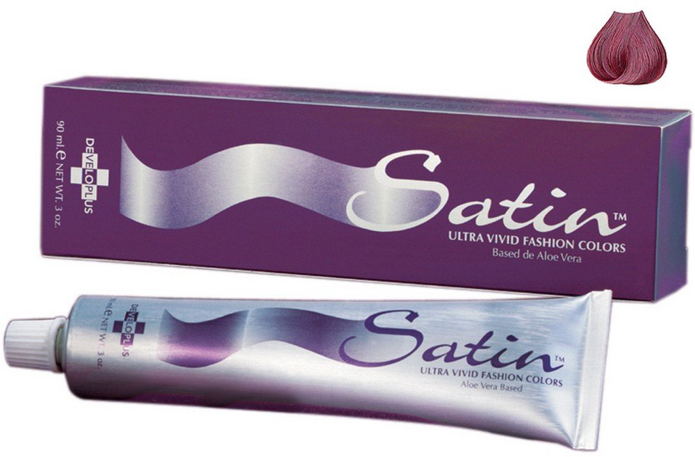 Satin Hair Color - ultra vivid fashion colors - 4MR - Red Mahogany Chestnut Beauty & Personal Care Developlus