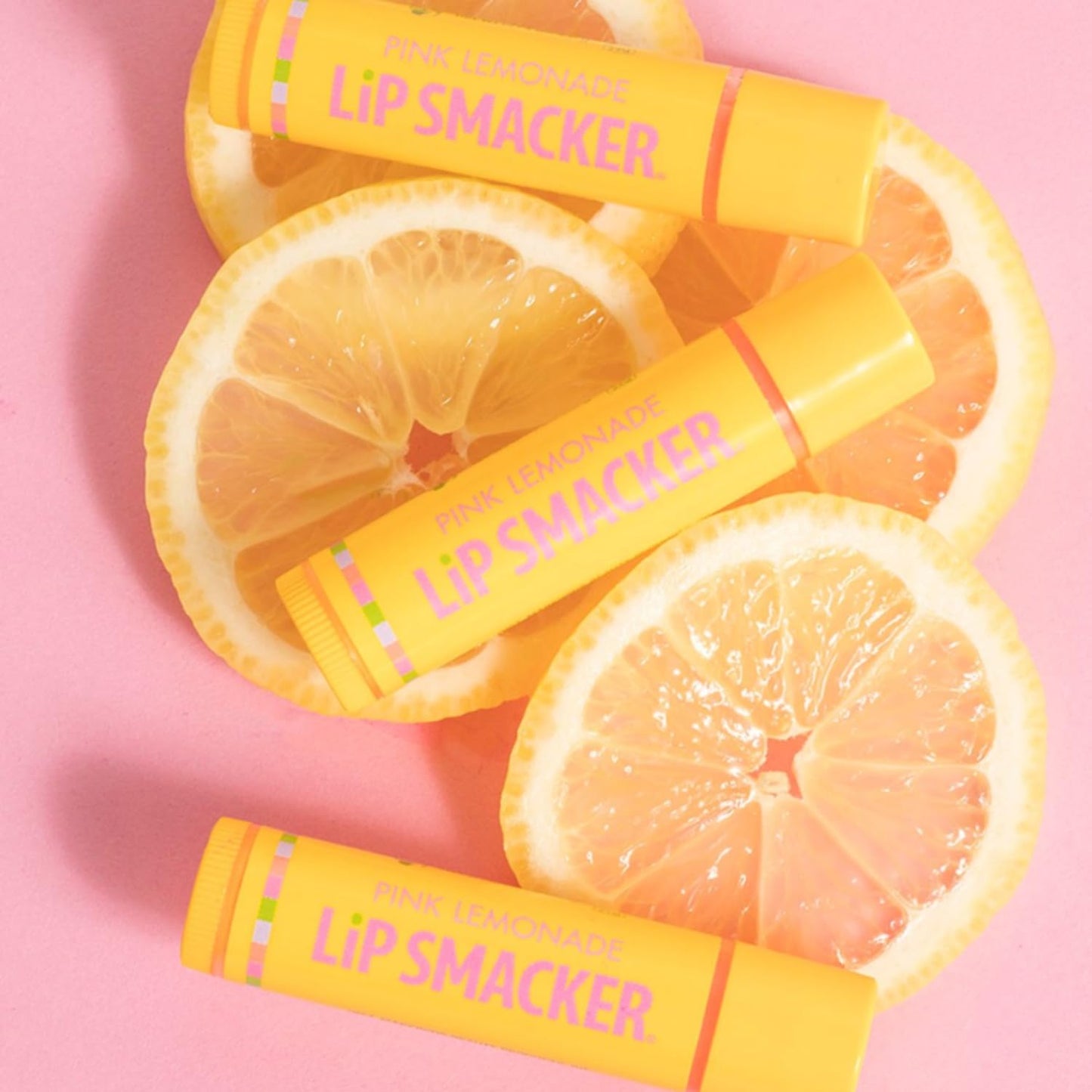 Lip Smacker Flavored Lip Balm, Flavored Moisturizing, Smoothing Soft Shine, Hydrating & Protecting Fun Tasty Flavors, Cruelty-Free & Vegan - Pink Beauty & Personal Care Lip Smacker
