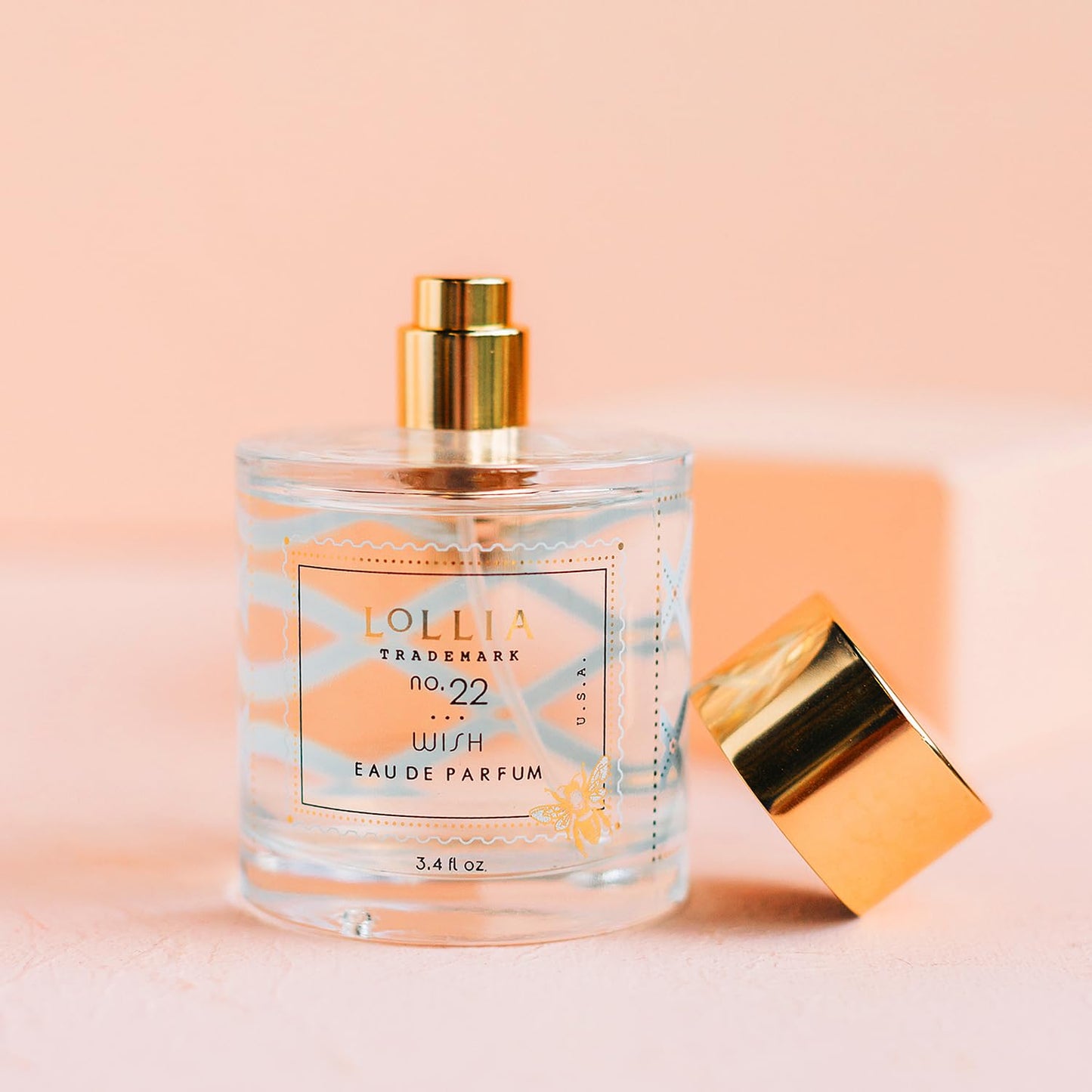 LOLLIA Wish Eau de Parfum, 3.4 fl. oz., Sugar Cane, Vanilla Bean, & Jasmine Scented Beautifully Captivating Perfume, Luxury Long Lasting Women's Beauty & Personal Care LOLLIA