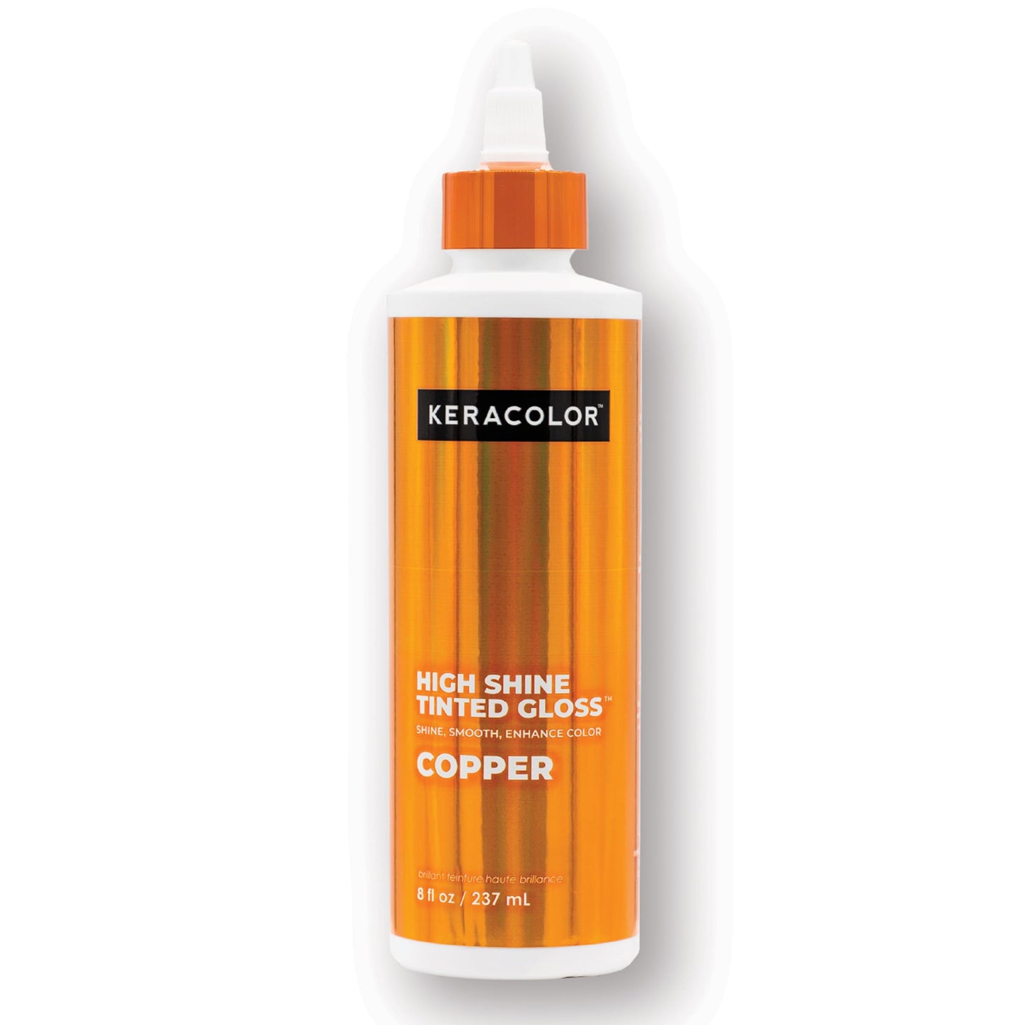 Keracolor High Shine Tinted Hair Gloss, In-Shower Hair Glaze, Sheer Color-Enhancing Glossing Treatment, Copper, 8 Fl Oz Beauty & Personal Care KERACOLOR
