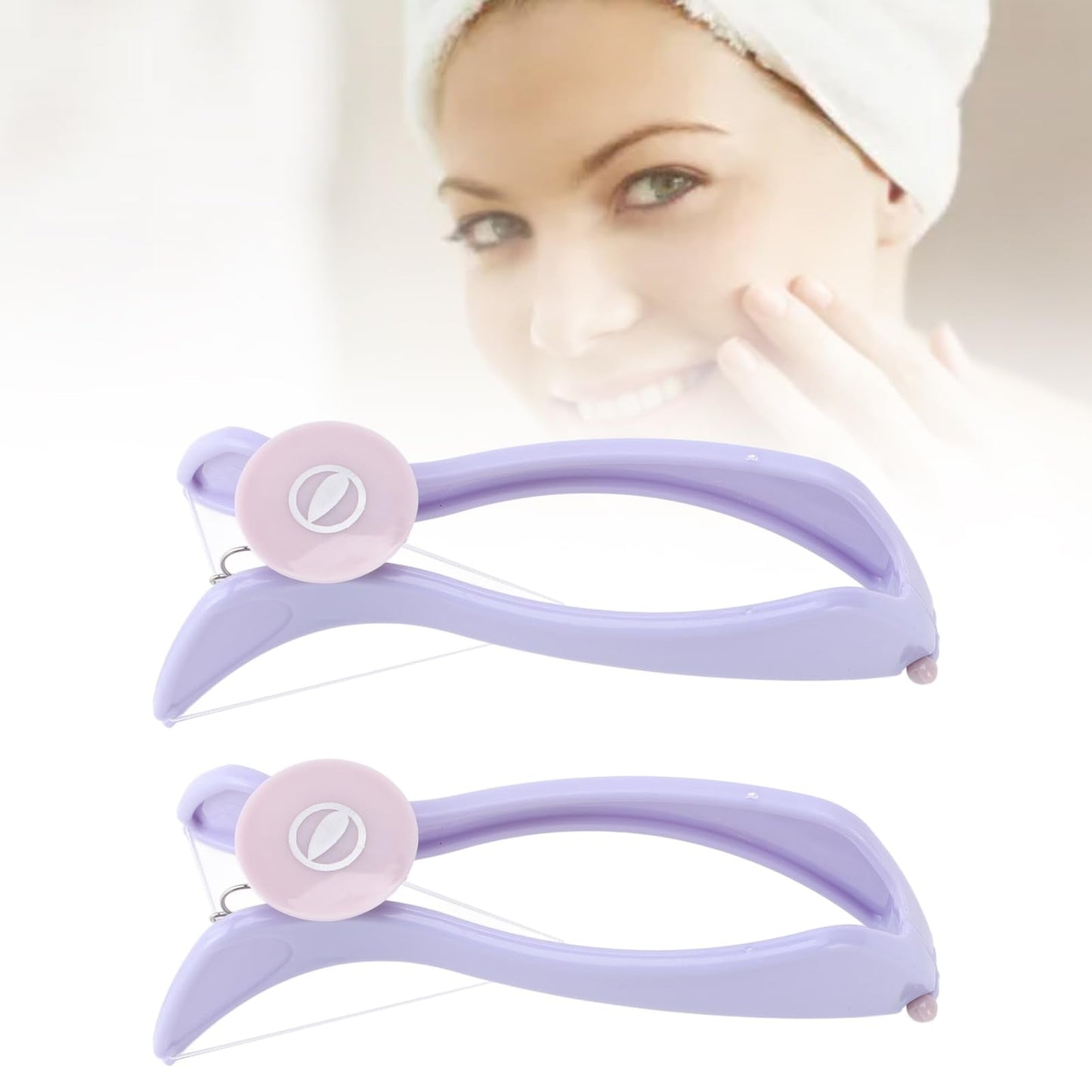 Facial Threading Hair Removal Gentle Painless Epilator for Chin Upper Lip Arms Legs Portable ABS Material Beauty and Personal Care Gucagle