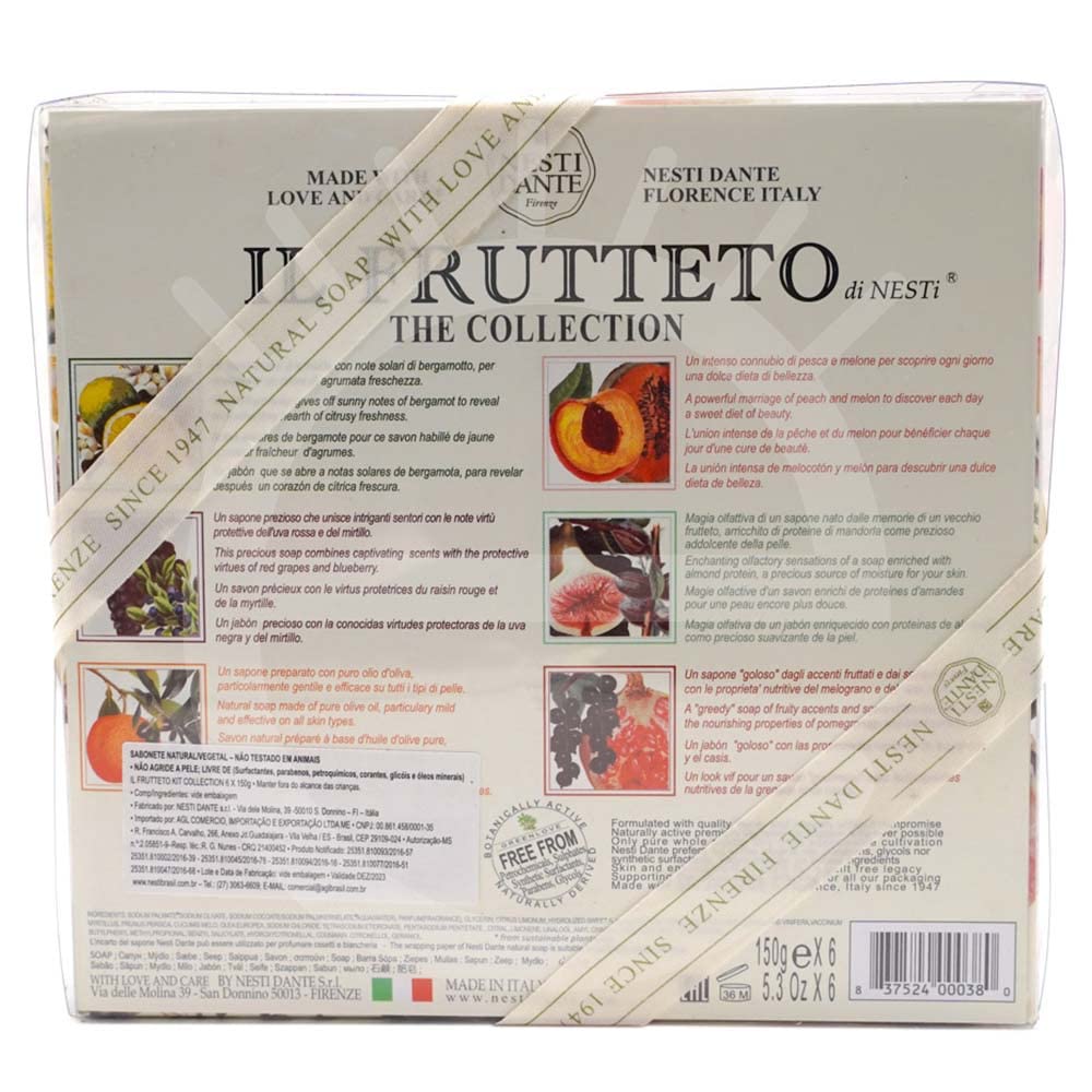 Nesti Dante IL Frutteto Soaps Gift Set, 5.3 Ounce (Pack of 6) Beauty & Personal Care Nesti Dante