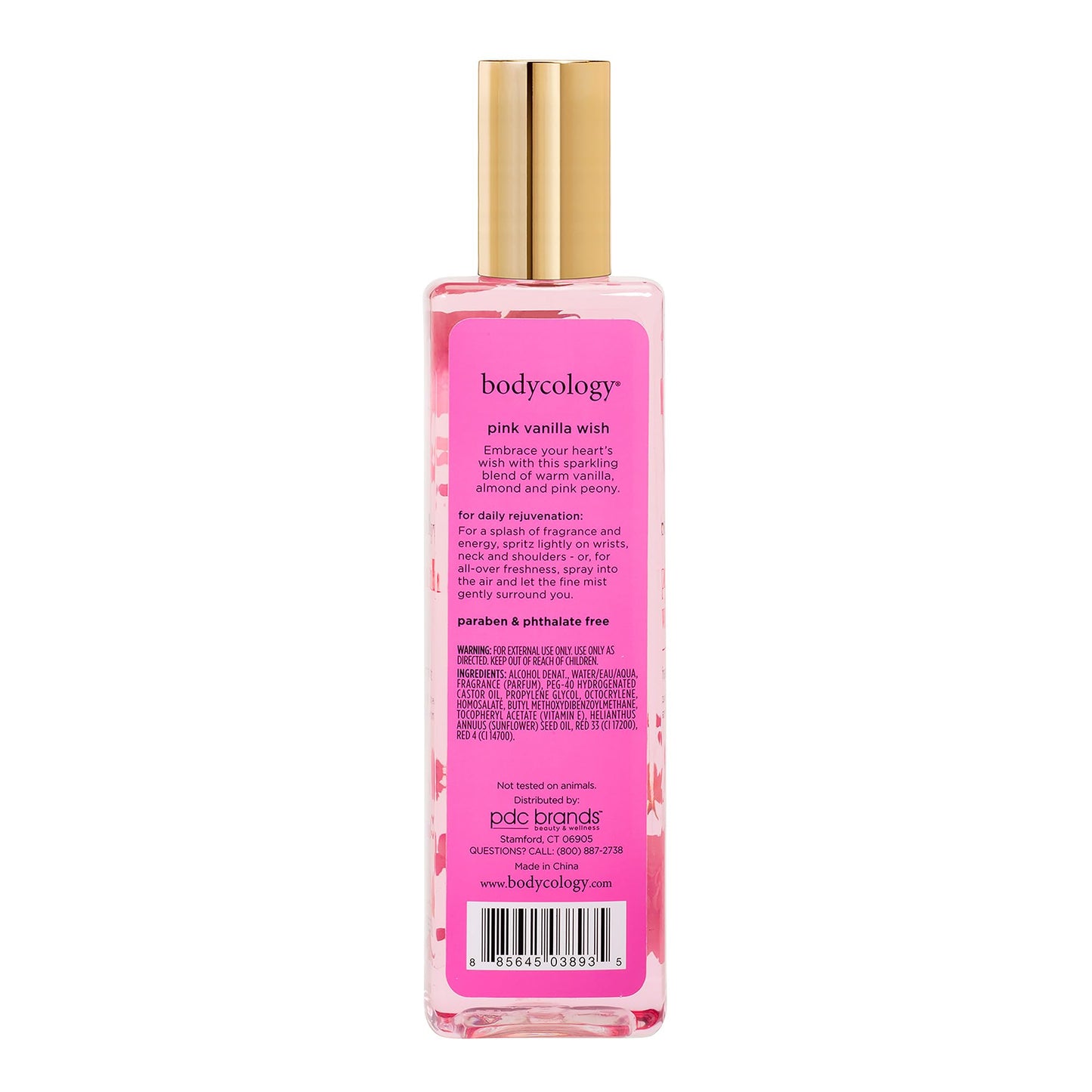 Bodycology Pink Vanilla Wish Fragrance Mist Women 8 oz Beauty & Personal Care Bodycology