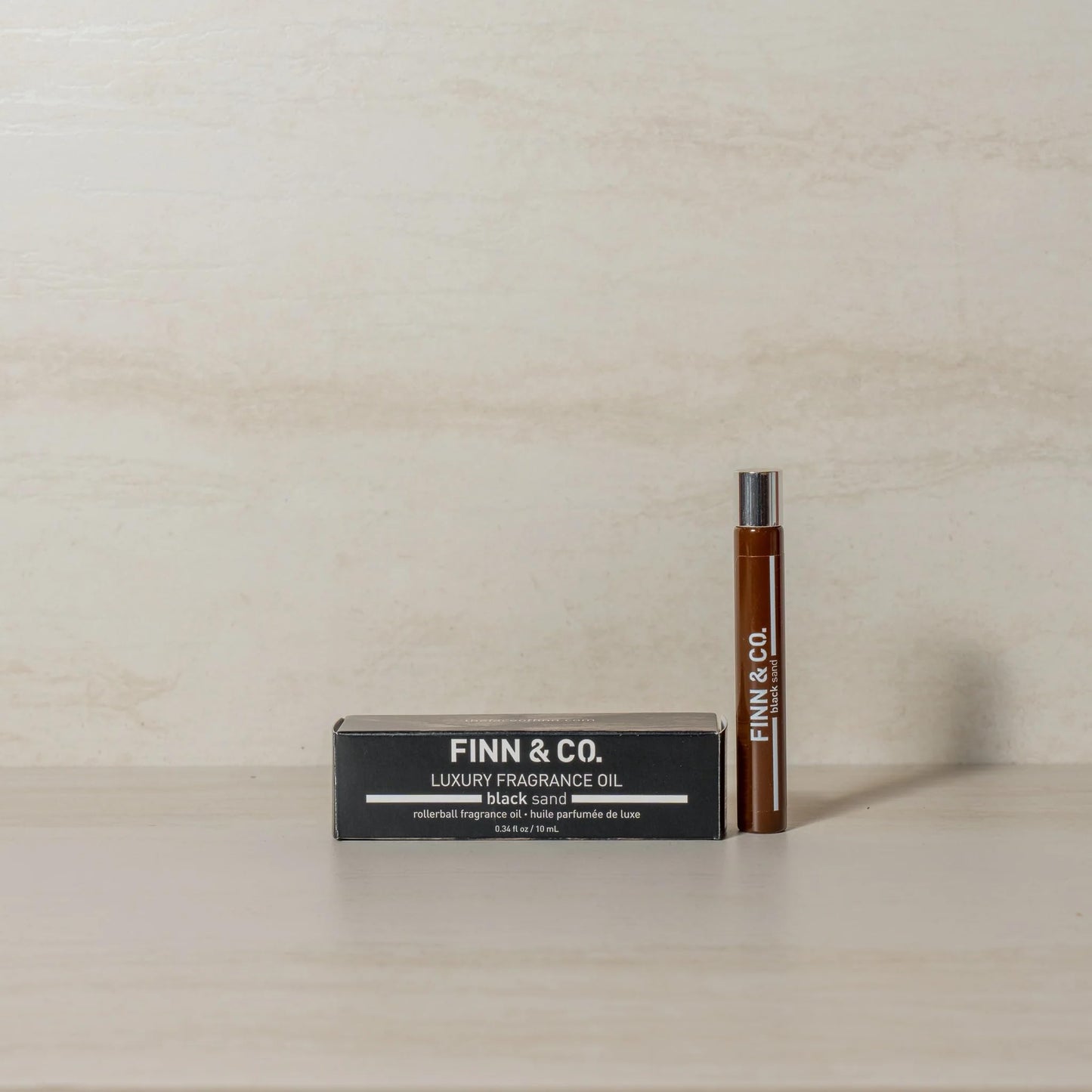FINN & CO. Black Sand Fragrance Oil, Long-Lasting Beach Inspired Fragrance for Men & Women, Roll On Perfume Oil, Travel-Friendly, Lightweight, Easy Beauty & Personal Care FINN & CO.