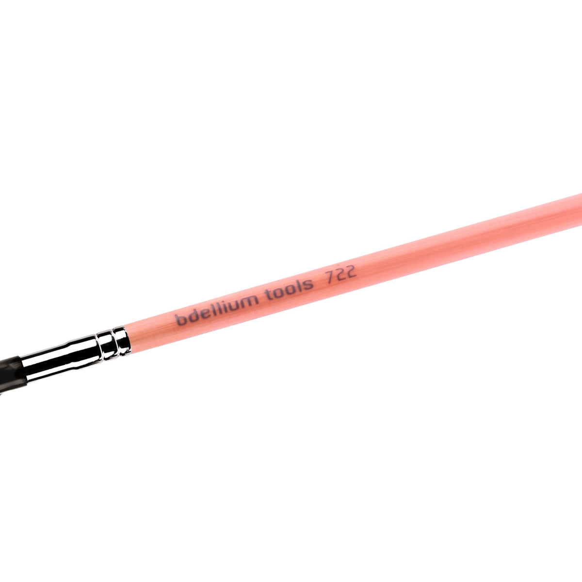 Bdellium Tools Professional Makeup Brush - Pink Bambu Series 722 Comb/Brow - With Soft Synthetic Fibers, For Prep Brows & Eyelashes (Pink, 1pc)