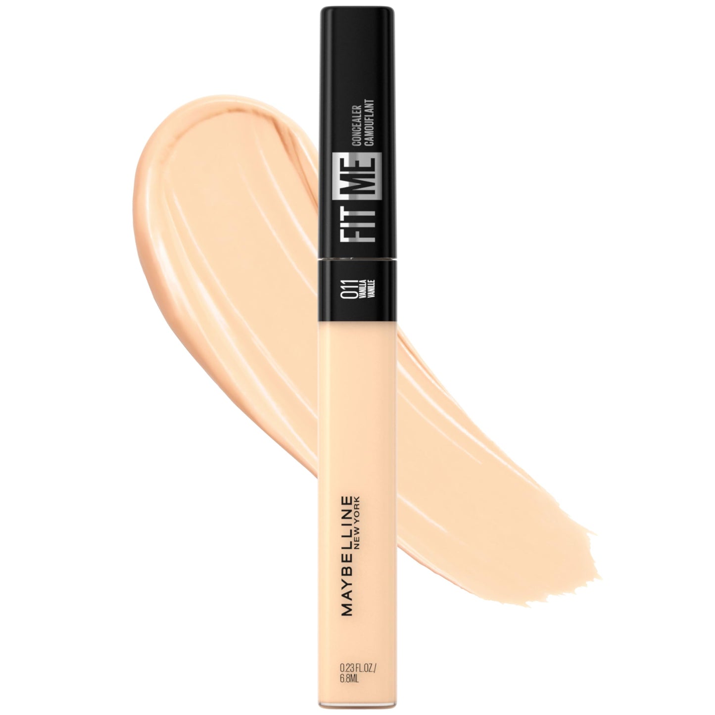 Maybelline Fit Me Liquid Concealer Makeup, Natural Coverage, Lightweight, Conceals, Covers Oil-Free, Vanilla (Packaging May Vary) Beauty & Personal Care MAYBELLINE