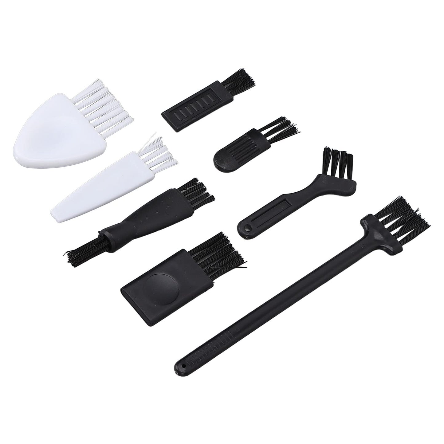 Hapivida Shaver Cleaning Brush Set, 8Pcs Replacement Cleaning Brush with Ergonomic Handle and Soft Brush Hair for Electric and Computer Accessories Beauty and Personal Care Hapivida
