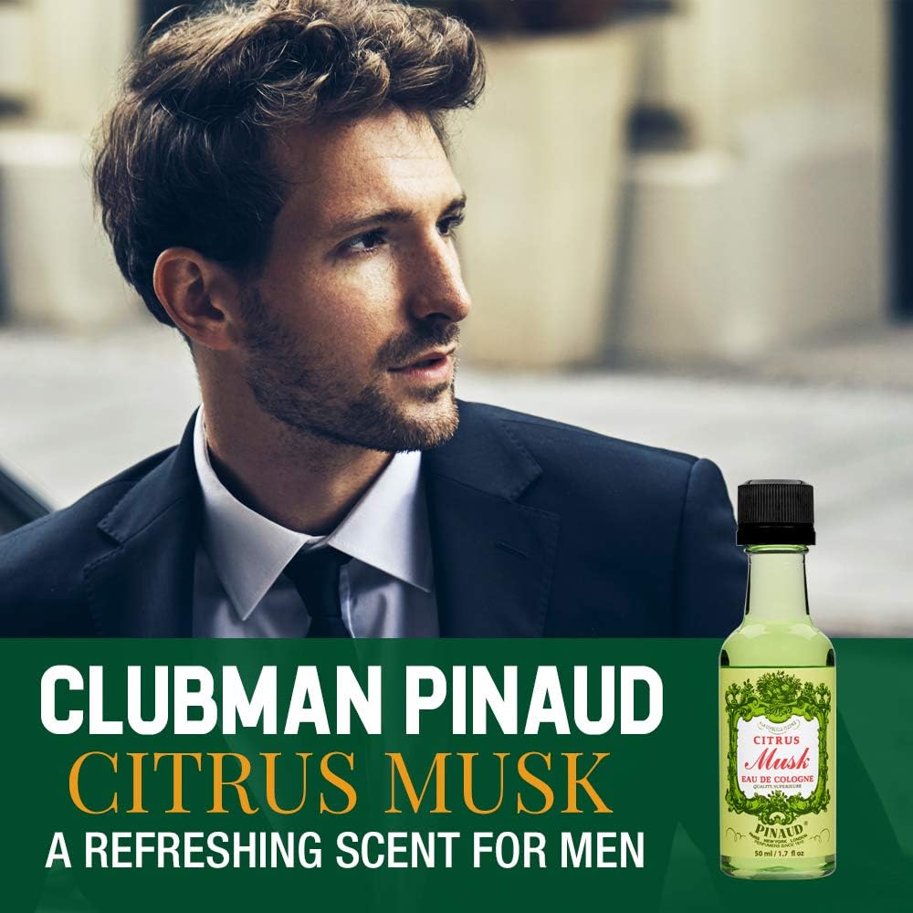 Clubman Citrus Musk After Shave Lotion, Cools, Tones and Refreshes Skin After Shaving 1.7 fl oz Beauty and Personal Care Clubman