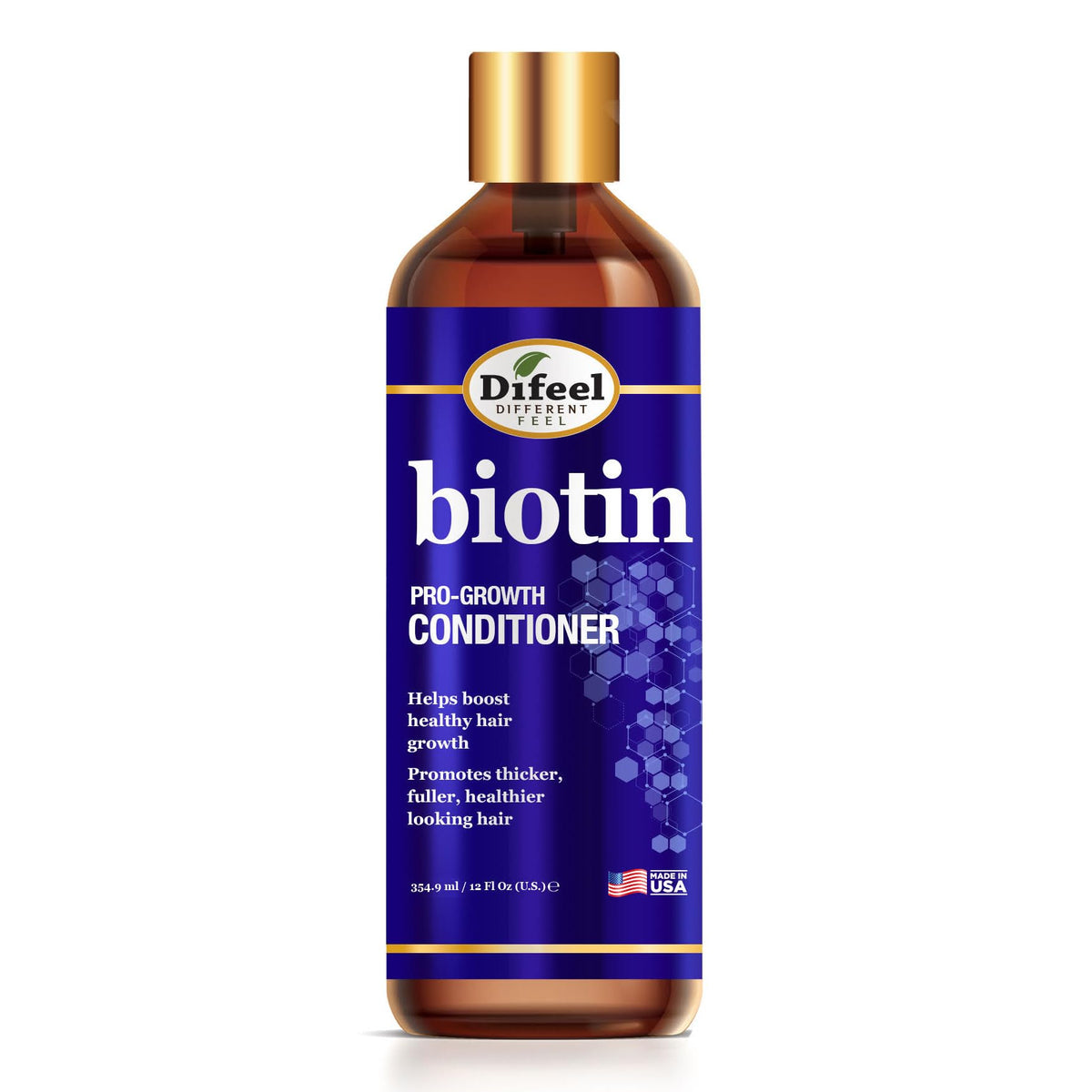 Difeel Pro-Growth Biotin Conditioner for Hair Growth 12 oz. - Conditioner for Thin Hair