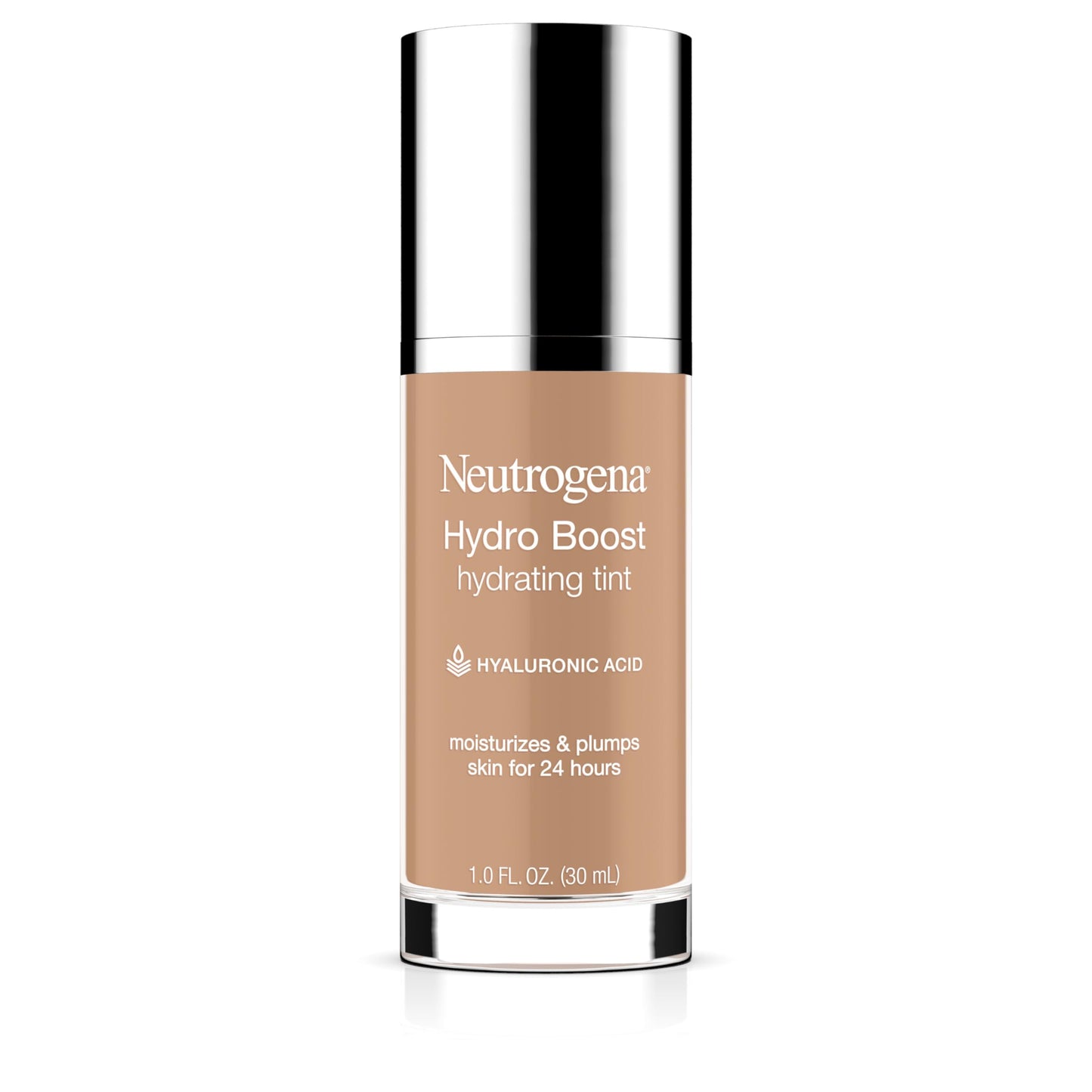 Neutrogena Hydro Boost Hydrating Tint Foundation Makeup for Dry Skin, with Hyaluronic Acid, Lightweight Oil-Free Water Gel, Non-Comedogenic, 40 Nude Beauty & Personal Care Neutrogena