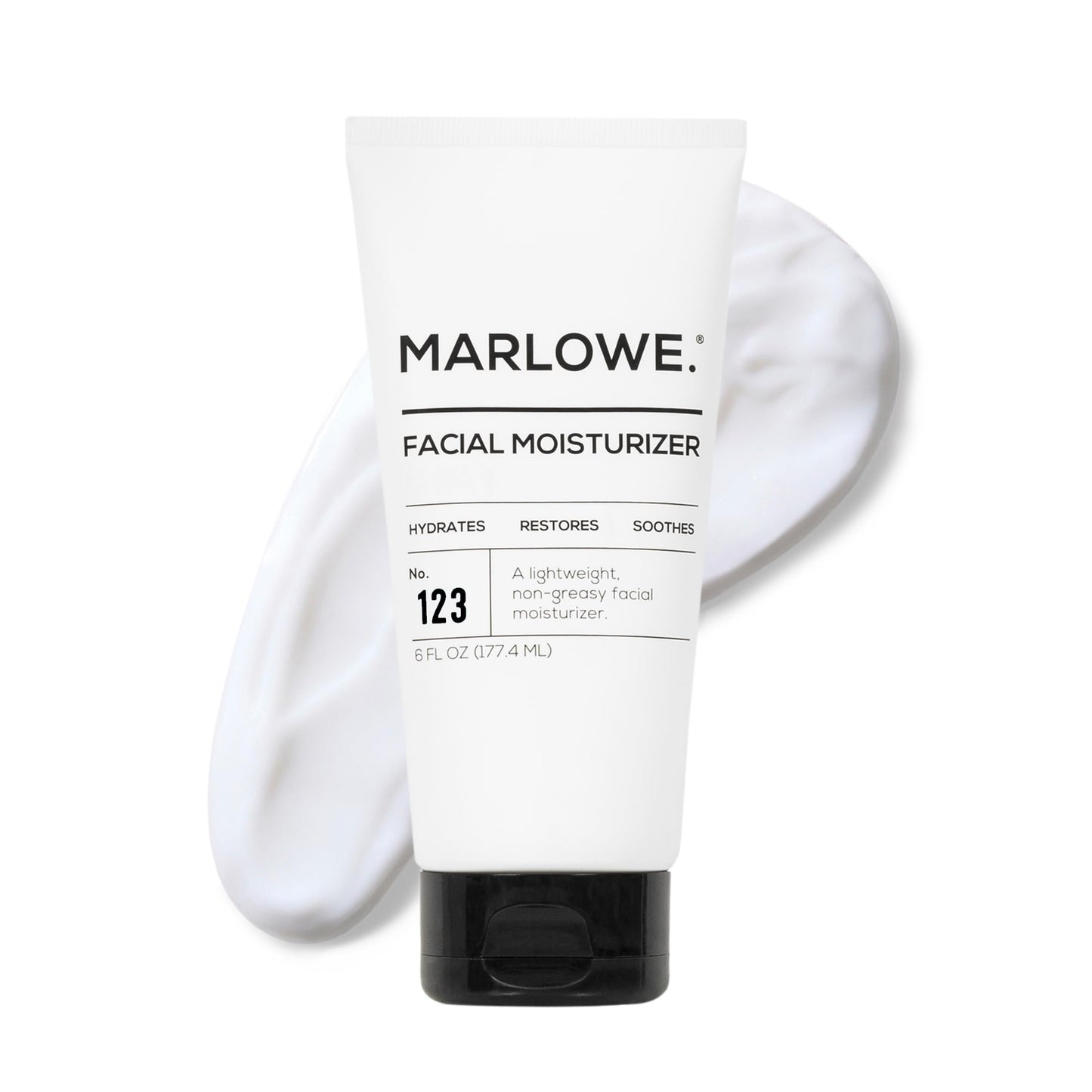 MARLOWE. No.123 Men’s Facial Moisturizer, Lightweight Daily Lotion with Aloe Vera & Green Tea for Soft, Hydrated Skin, Fresh Aloe Citron Scent Beauty & Personal Care MARLOWE.