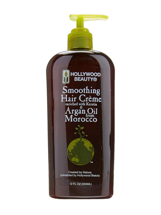 Hollywood Argan Oil Smoothing Creme, 12 Oz Beauty & Personal Care Hollywood Beauty