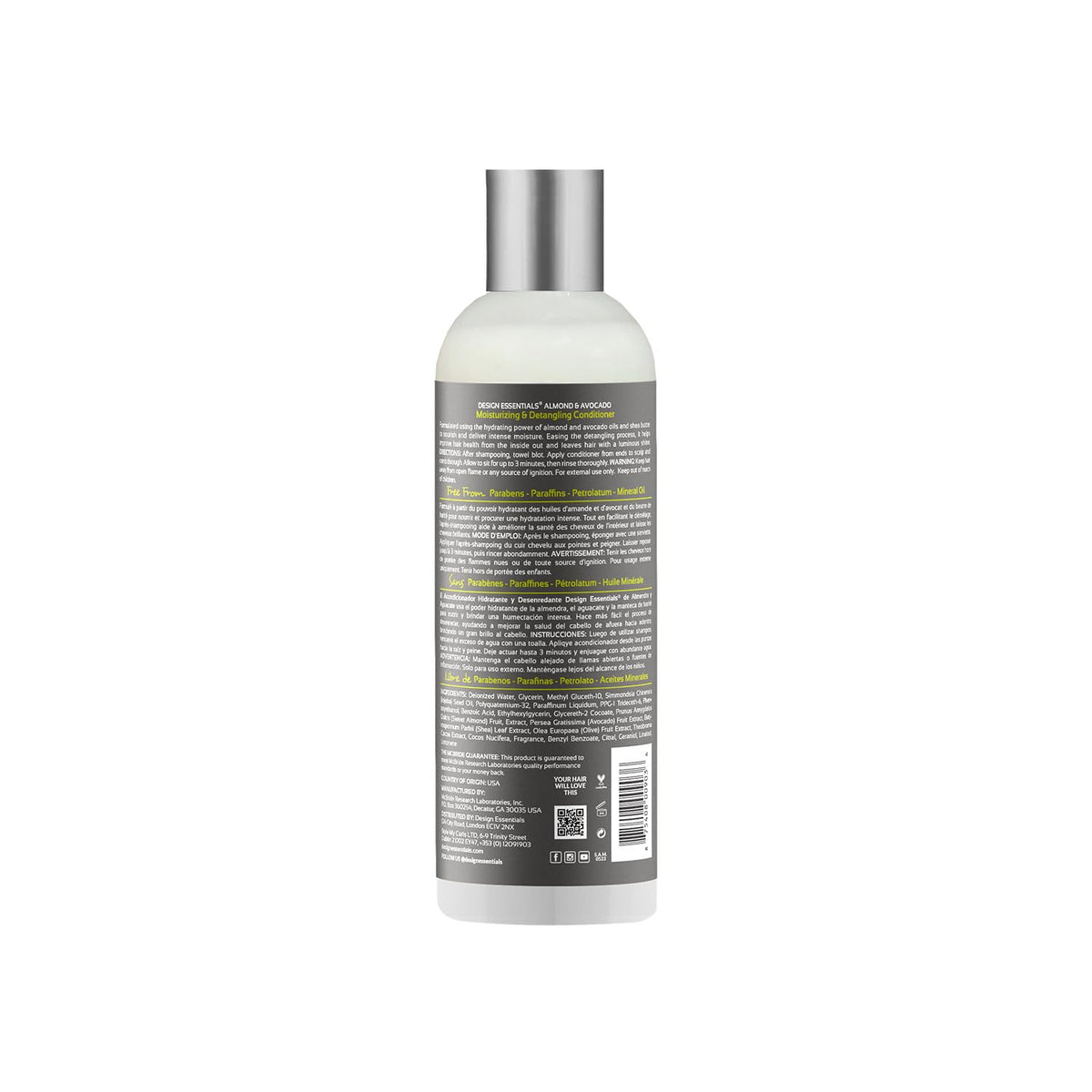 Design Essentials Almond & Avocado Moisturizing & Detangling Conditioner with Shea Butter & Coconut, Conditioner for Natural Hair, 12 oz Beauty & Personal Care Design Essentials