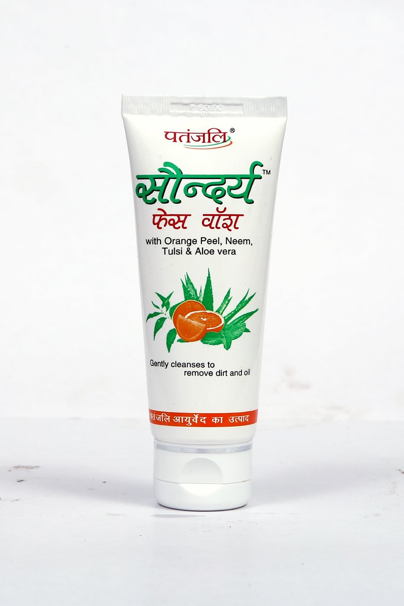 patanjali Saundarya Face Wash, 60 Grams (1) Beauty & Personal Care patanjali