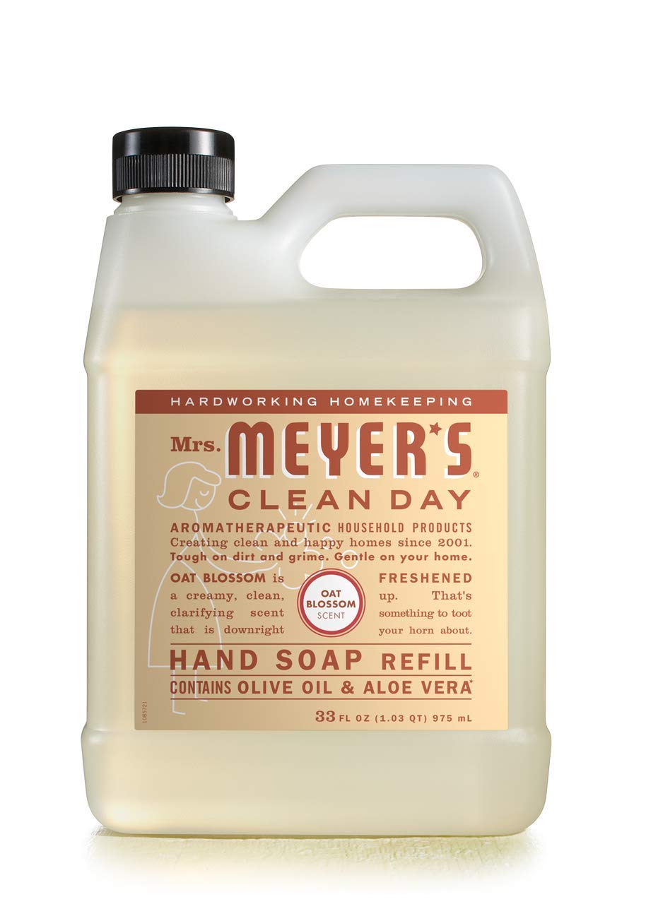 Mrs. MEYER'S Liquid Hand Soap Refill, Oat Blossom, 33 OZ Beauty & Personal Care Mrs. MEYER'S