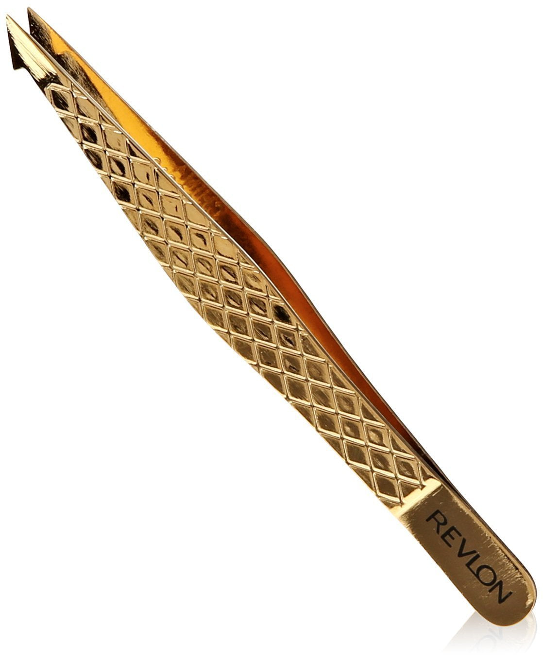 Revlon Gold Series Slant and Point Tip Tweezer, Titanium Coated for Maximum Durability Beauty & Personal Care REVLON