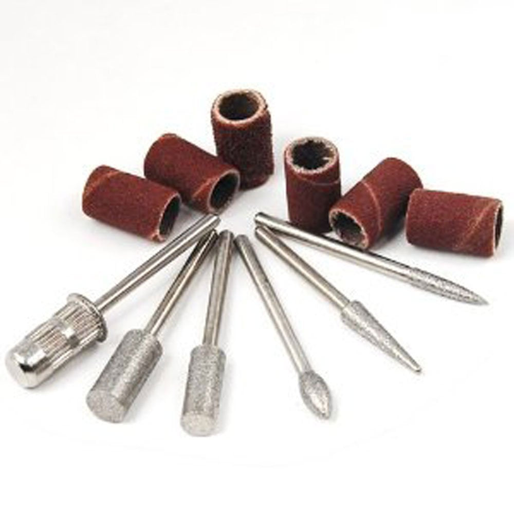 ZXUY 6pc Nail Drill Bits for Machine Replacement 3/32" Shank Size Acrylic Art Beauty & Personal Care ZXUY