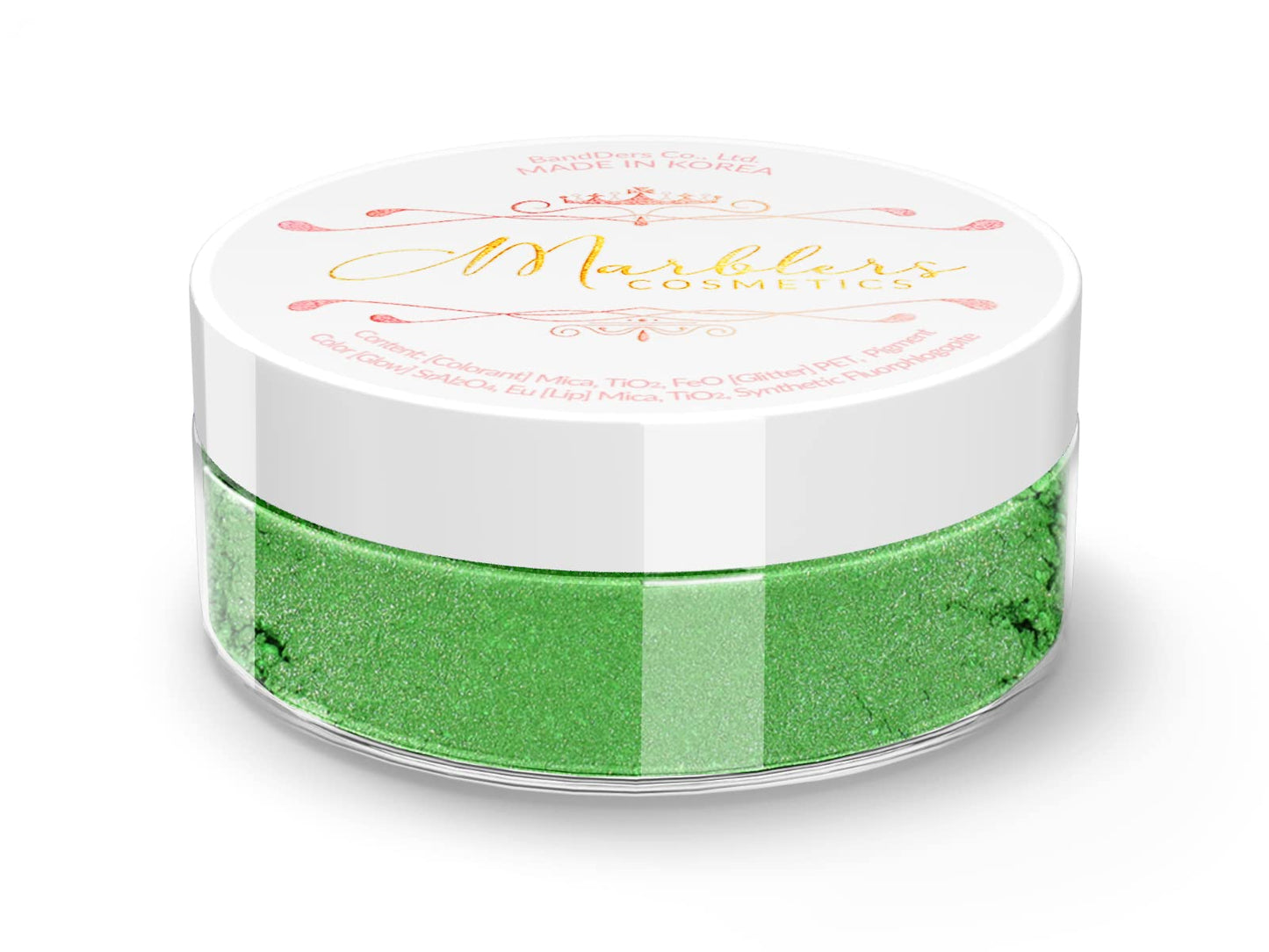 MARBLERS Fine Natural Mica Powder [Grass Green] 0.11oz (3g) | Highly Pigmented | Non-Toxic, Vegan, Cruelty-Free | Eyeshadow, Body Butter, Nail Polish Beauty & Personal Care MARBLERS
