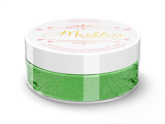 MARBLERS Fine Natural Mica Powder [Grass Green] 0.11oz (3g) | Highly Pigmented | Non-Toxic, Vegan, Cruelty-Free | Eyeshadow, Body Butter, Nail Polish Beauty & Personal Care MARBLERS