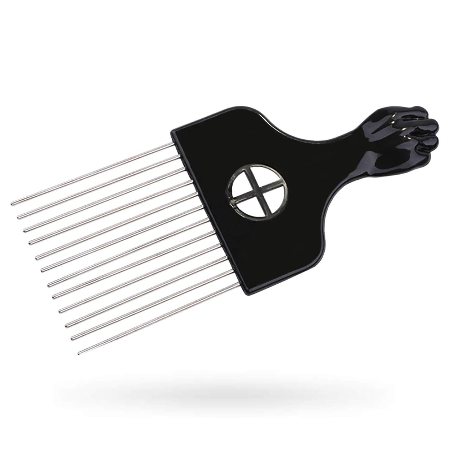 LEADUWAY Hair Pick, Hair Comb, Metal Pick Comb, Detangle Wig Braid Hair Styling Comb, Black, 1 PACK Beauty & Personal Care LEADUWAY